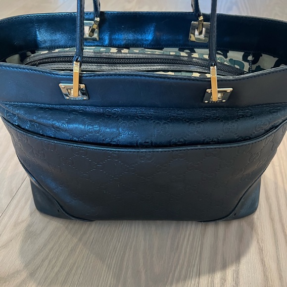 Classic Gucci leather Tote - Picture 2 of 7